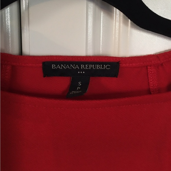 NWOT Banana Republic Red Blouse Perfect for Valentines Day ❤️ Size-S - Picture 4 of 6